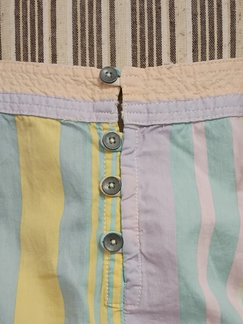 Free People Primavera Striped Midi Dress w Pockets Size S NWOT - Picture 7 of 13